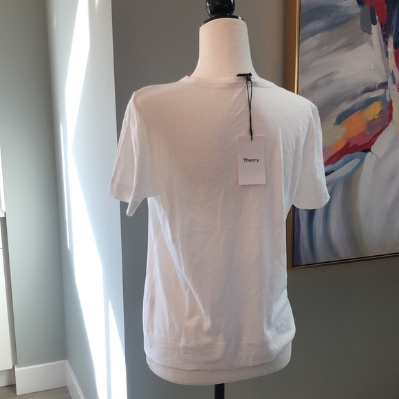 NWT Theory Tilma Sea Slub tee - Picture 4 of 6